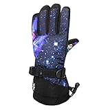 Con un recubrimiento PU impermeable y transpirable, estos guantes esquí te mantendrá caliente y seco, ya sea lluvia o en el noroeste Colorado. Las rejillas ventilación proporcionan un equilibrio entre la protección contra el viento y la ventilación.