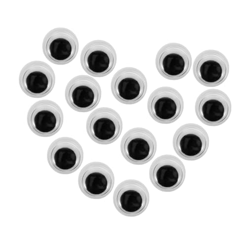 DIYEAH DIY Supplies 400pcs Self-Adhesive Wiggle Eyes Doll Eyes for DIY Stickers and Decals for Craft Toys and Birthday Party Favors