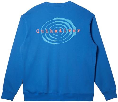 Quiksilver - Mens Graphic Crew Sweater, Color Nebulas Blue, Size: Large2