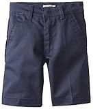 Genuine Little Boys Boys Flat Front Twill Short, Navy,5