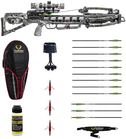 TenPoint Turbo X Crossbow Bundle - 415 FPS - Includes 100-Yard Ra...