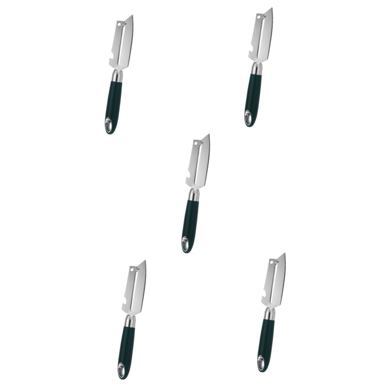 TOPBATHY 5 Pièces Éplucheur INOX raclettes de ménage broyeur de légumes éplucheurs manuels epluche Legume Peeler Legume éplucheur de Pomme de Terre éplucheurs de légumes pour PP