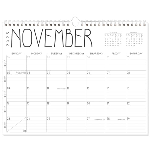 GuassLee 2026 Wall Calendar - 12 Monthly Calendar from September 2025 to August 2026, 14