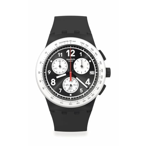 Swatch Reloj Nothing Basic About Black, Clásico Swatch Reloj Nothing Basic About Black, Clásico