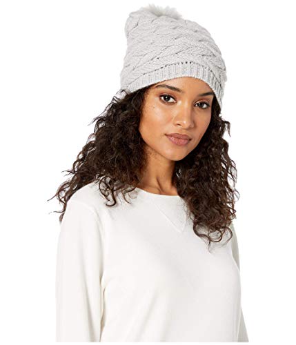 UGG Cable Hat with Pom Light Grey One Size