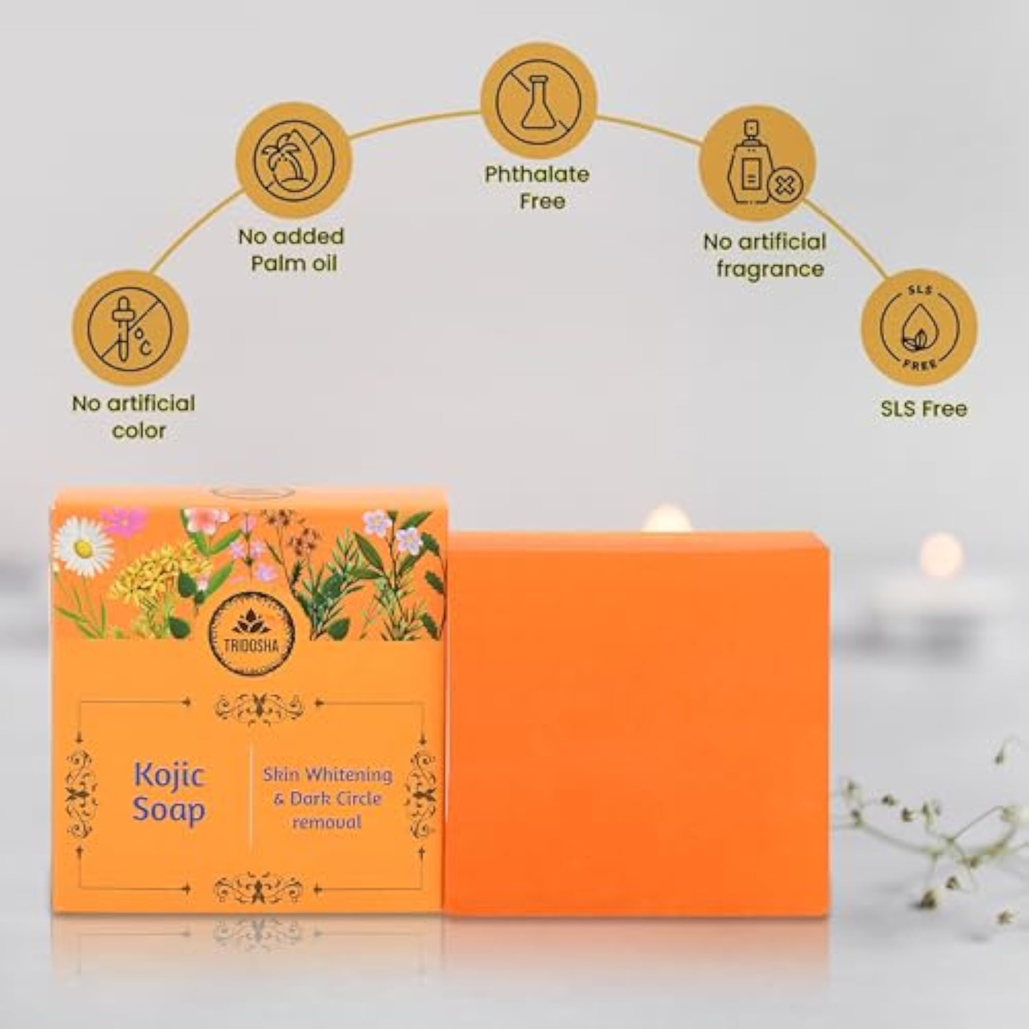 Kojic Acid 2% Soap with Niacinamide for Brightening