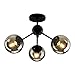Produktbild 3-Glas Kronleuchter, Erste Punkt Deckenleuchte, E27 LED Lampe, Geeignet Für Wohnzimmer, Esszimmer, Küche, Schlafzimmer, Gang, Flur, etc.