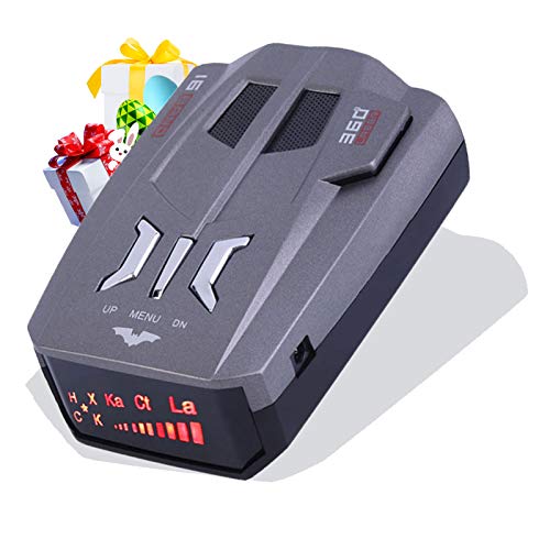 ã€2021 Upgradedã€‘ Radar Detector for Cars, Laser Radar Detectors, Voice Prompt Speed, Vehicle Speed Alarm System, Led Display, City/Highway Mode, Car 360 Degree Automatic Detectionï¼ˆV9ï¼‰
