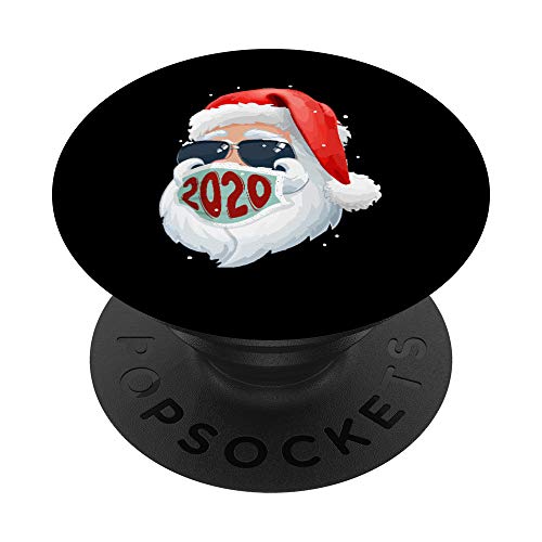 Santa In Sunglasses Wearing Mask - Lustig - PopSockets Ausziehbarer Sockel und Griff für Smartphones und Tablets
