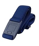 Beltaway Square Flat Buckle Belt-Square Buckle Design, Adjustable Stretch Invisible Belt (One Size...