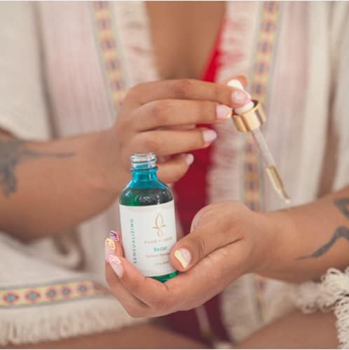 Miniatura 8 de Flor De Amor Aceite de masaje sensual para parejas placer, aceite corporal de aromaterapia relajante con aceites esenciales orgánicos de damiana y