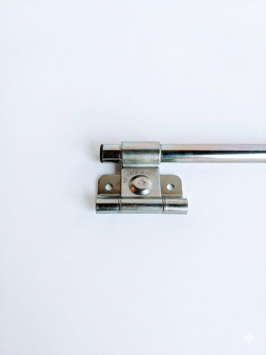 Trailer Door Cam Lock Bar Latch, 36" Zinc Plated Assembly,Horse| Livestock-Enclosed- Cargo Trailers .Includes Mounting Hardware & Hasp .Barlock Placement on Either Side of Trailer Door (1 pcs)