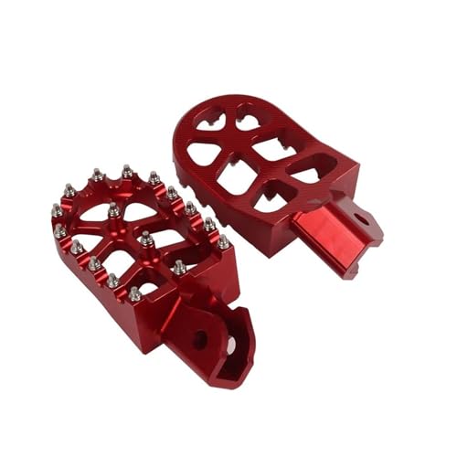 Repose-pieds moto pour Sherco 50 SM éviter glissement pédales rouge