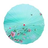 Jinchuan 和傘 踊り傘 紙傘 和風 番傘 手作り コスプレ 子供 大人 コスチューム小物 日傘 長傘 七五三 撮影道具 花柄 直径82cm