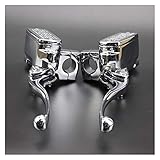 1 Pair Brake Master Cylinder Clutch Levers for Suzuki Boulevard Intruder 800 1500 for Ho.nda VTX 1800 for Kawasaki Vulcan DaJiKan