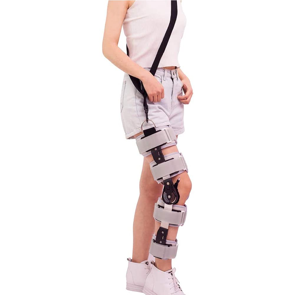 Ortopedyczny Stabilizator Stawu Kolanowego Z Paskiem Na Ramię, Regulowany Stabilizator Stawu Kolanowego, Orteza Rom, Stabilizator Kolana Po Operacji Zapalenia S