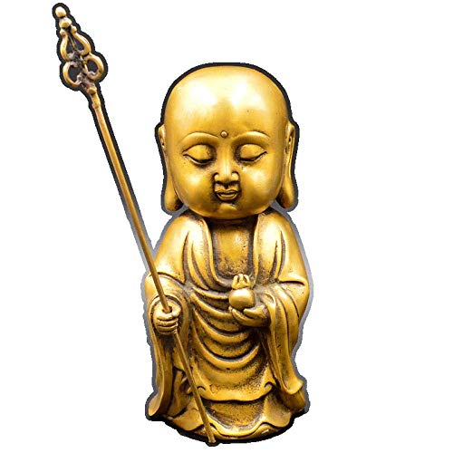 Sculpture en cuivre pur Shakyamuni Tai, cadeau idéal crémaillère