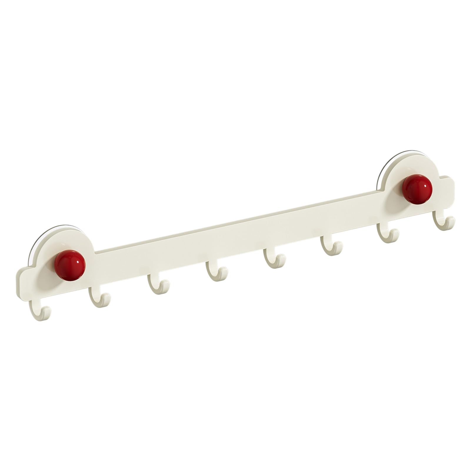 Virelynx White Suction Cup Hook – No Drilling Hanging Hooks Strong, Load-Bearing Space-Saving Organizer Rack For Bathroom Kitchen