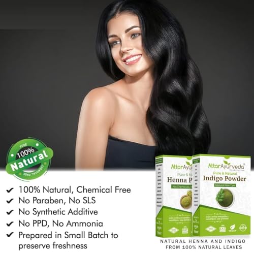 Black Hair - Polvo Henna y Índigo Combo 400g miniatura 2