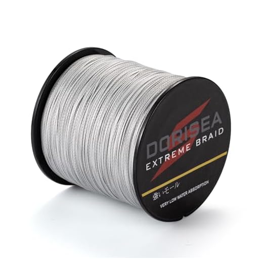 Dorisea Extreme Braid 100% Pe Braided Fishing Line 109Yards-2187Yards 6-550Lb Test Fishing Wire Grey Fishing String-Abrasion Resistant Incredible Superline (300m/328Yards 400lb/1.4mm(16Strands))