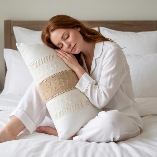 Long Pillow Case, 11.8x19.6 Inches Breathable Versatile Soft Hotel Quality Decorative Pillowcase with Hidden Zipper,Machine Washable Fade Resistant Cotton and Linen Pillow Covers for Women Men - image 3