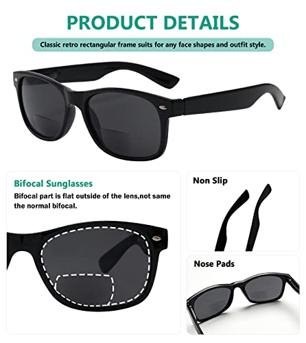 Eyekepper Classic Bifocal Sunshine Readers Bifocal Sunglasses Men Women4