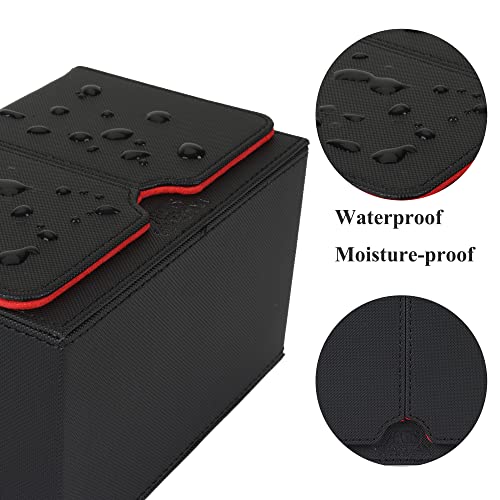 AEGIS GUARDIAN Caixa de baralho com bandeja de dados para cartas MTG Commander Deck Box comporta mai