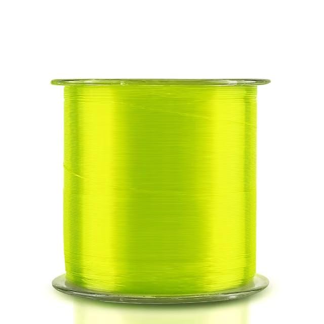 Fishing Line, Monofilament Nylon Fishing Line, Extremely Strong and Durable 2-40LB for Saltwater & Freshwater Fishing (Yellow, 3.6kg/8lb - 500m/546yd - 0.185mm)