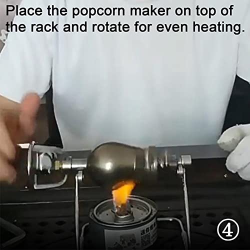 Gamz Premium Traditional Old-Fashioned Popcorn Machine,High Pressure Popcorn Maker Machine Mini Stainless Steel Professional Roasting Popcorn Machine. #TOP4
