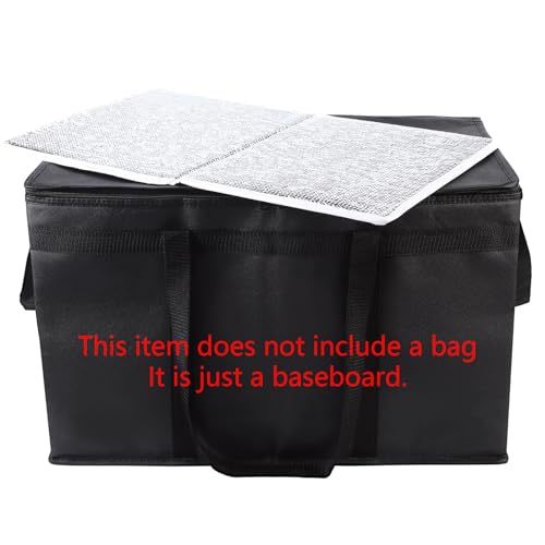 musbus Additional Bottom Plate XXXL Insulated Food Delivery Bag Cooler Bags heavy duty Catering Therma for doordash Keep Food Warm 1-pack