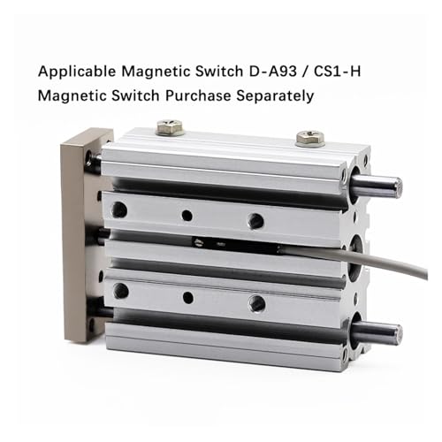 Vérin de guidage compact pneumatique MGPL pour serrage et levage de charge - 3