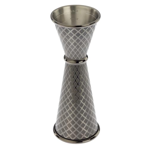Doseur japonais 56,7 g Barfly Diamond Treillis noir pour jigger cocktail précis - 5