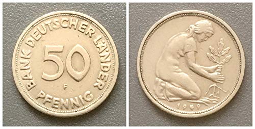 50 Pfennig 1949 G Bundesrepublik Deutschland Wert 50 Pfennig 1949 Wert Tabelle - Tipps & Tricks für alle Sammler