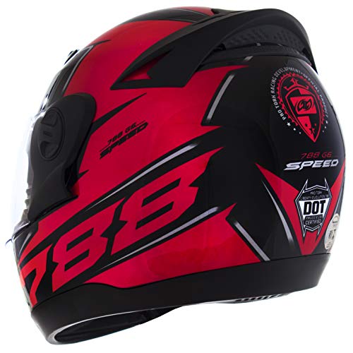Pro Tork Capacete Evolution G6 Speed 56 Preto/Vermelho