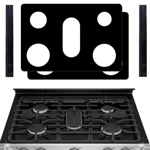 WHOLOPL Gas Stove Top Burner Covers for 30inch LG Gas