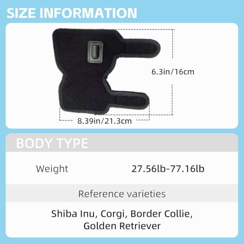 Image of MANON ROSA Pet Infrared Red Light Therapy Belt for Indoor Cats & Small Dogs - AC-Powered Wearable Knee Brace for Joint Pain Relief for Senior Cats Arthritis