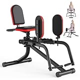 ERGOLIFE Hip Adduction Abduction Machine with 6 Resistances for Home/Office Gym, 2 in 1 Inner Thigh Exercise Equipment Buttocks Lifting Glute Machine for Men or Women