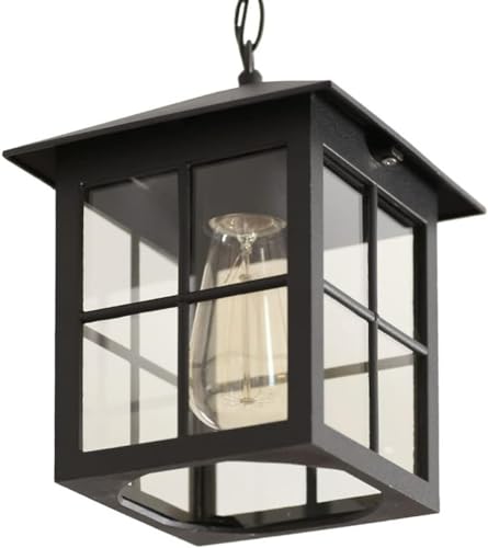 Lustre moderne externe anti-pluie suspension E27 pour plafonnier extérieur suspendu