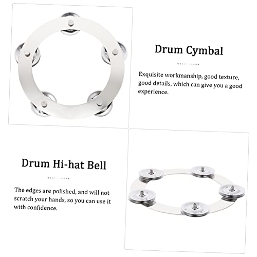 Vaguelly Conjunto De Pratos De Bateria Conjunto De Bateria Portátil Conjunto De Bateria De Percussão