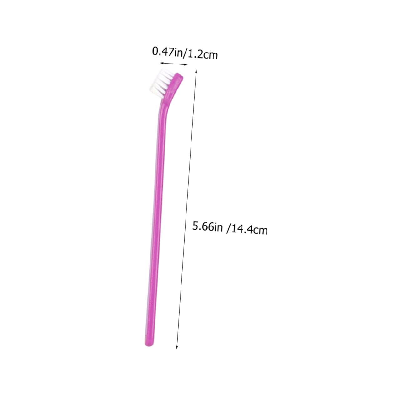 CIYODO Pet Brush Set by 6pcs Dog Cat Toothbrushes Single-Head Portable for Home Office Travel