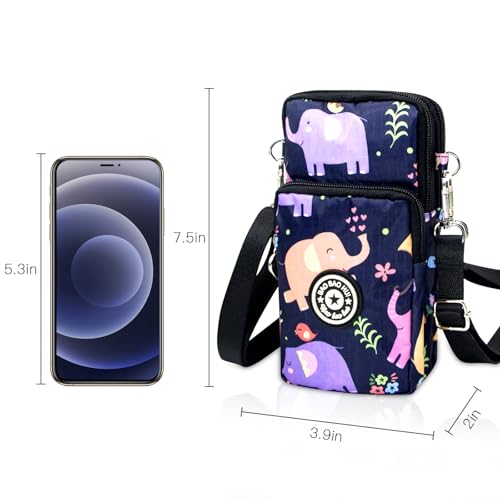 Image of BIAOTIE Lightweight Small Crossbody bags Cell Phone Purses Travel Pouch Shoulder Bag for Women | Lightweight