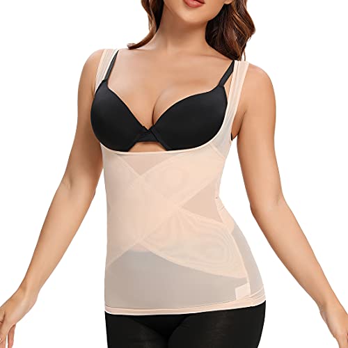 JOYSHAPER Underbust Shapewear Tank Tops for Women Tummy Control Camisoles Compression Tank Slimming Shaping Body Shaper