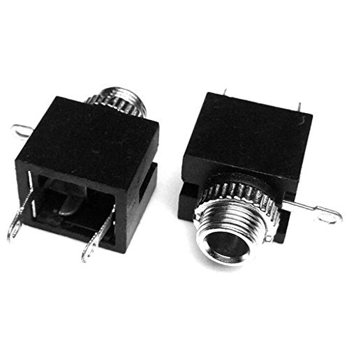 CESS Black 3.5mm Mono TS Socket, 2 Pack miniatura 1