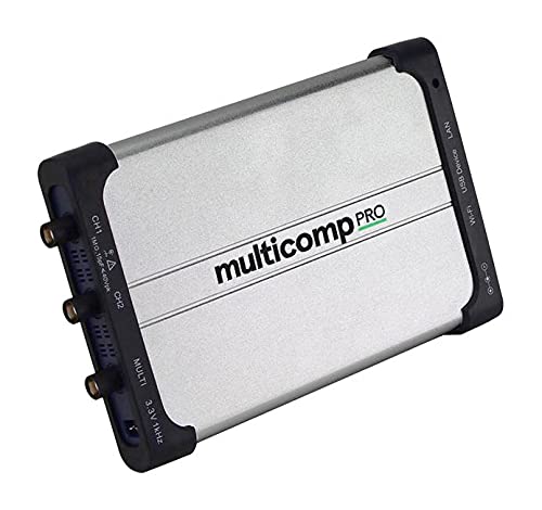 Multicomp Pro PC USB Oscilloscope with Signal Generator, 2 Channel, 100 MHz