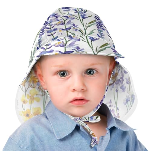 Unisex Baby Sun Hat Toddler Boy Beach Play Hats Girl UV Protection Wide Brim Traveling Swim Hat2