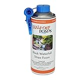 Half Off Ponds Black Waterfall Foam Sealant Spray – Expanding Pond Foam for Koi Ponds, Water Features & Rock...