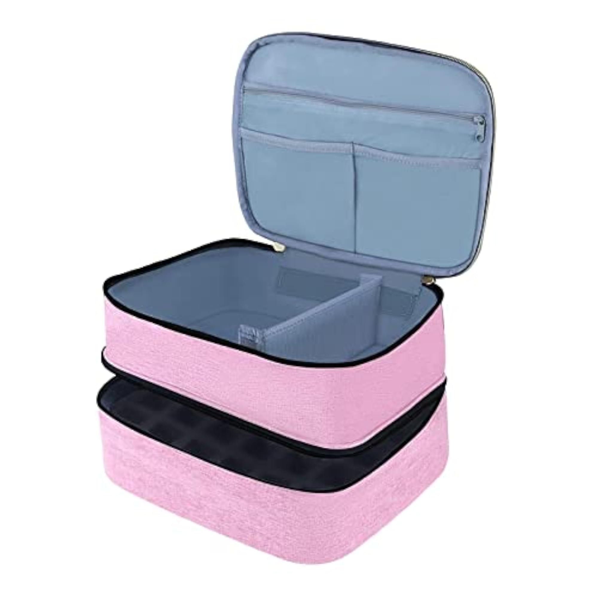 Nail Polish Storage Bag for Manicure Tools, Pink