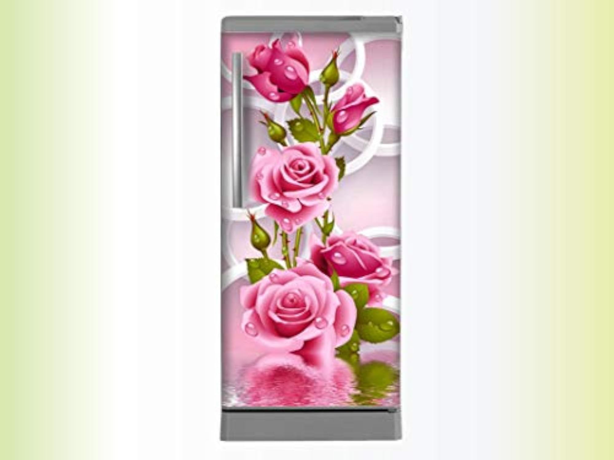 Vinyl Roses Wall Sticker, Multicolour