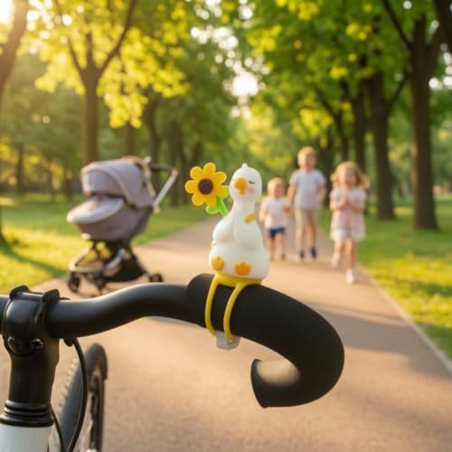 Pajaritos decorativos con clip que no se caen de la bicicleta 8
