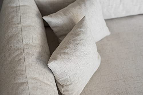 exclusive BED Orthopädisches Hundebett Bruno Grosse Mittelgroße Kleine Hunde - Hundekissen Hundematte aus Aura-Stoff - Memory Foam Kuschelig Langlebig Abriebfest Reißfest (L, Cremefarben)